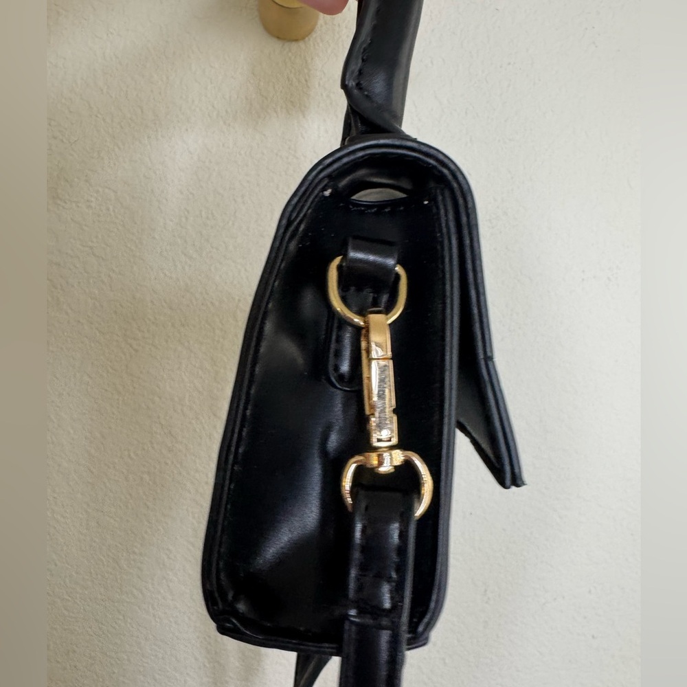 BLACK TOP HANDLE MINI BAG - Picture 5 of 6